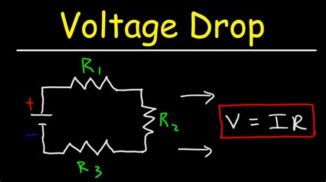 voltage drop test vs resistance reading|determine voltage drop across resistor.